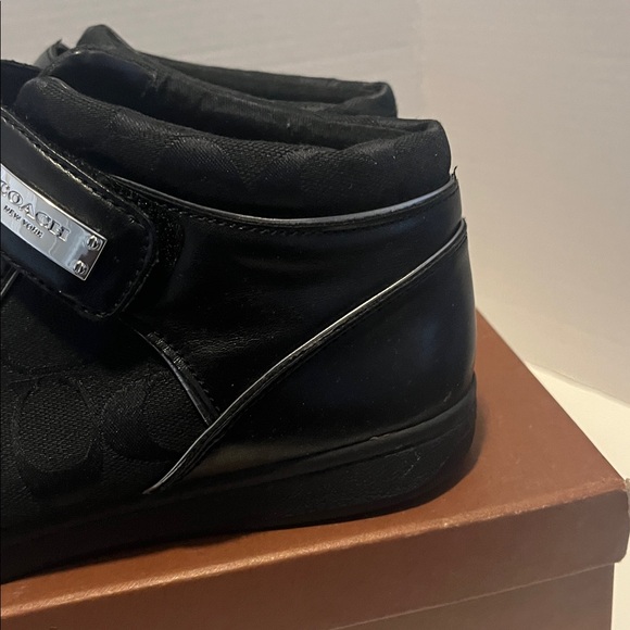 Coach Zany Black high-top sneaker Women 8 PreOwned - Picture 3 of 14